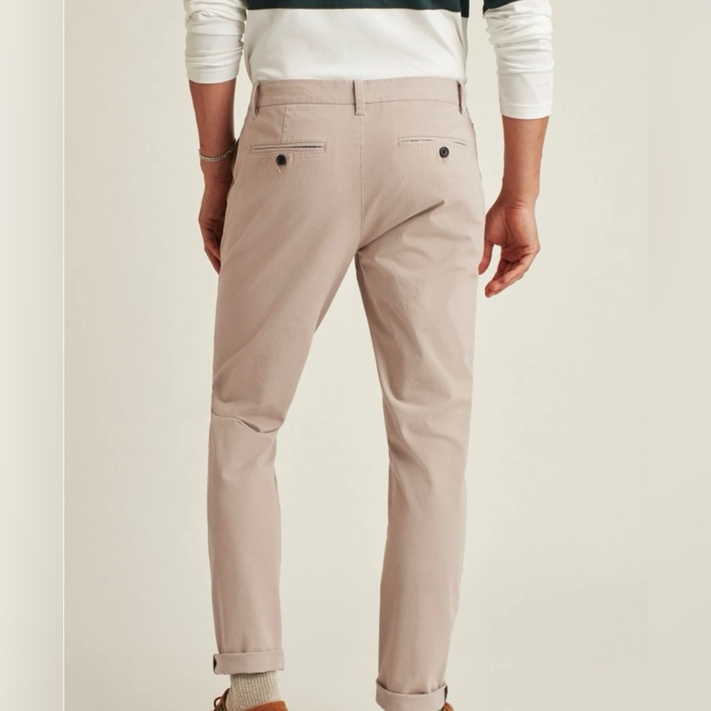 SOLD NWT Bonobos The Washed Chino Pant 2.0 Khaki 30x30 Slim Fit Stretch Cotton - Picture 2 of 16